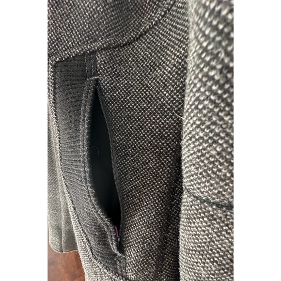 EUC, Title Nine Women’s Sz M Long Sleeve Zip Up Tweed Coat - Picture 12 of 16